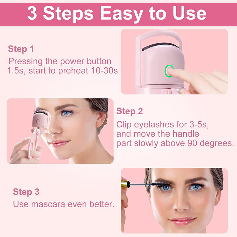 USB Rechargeable Heated Eyelash Curler - The Self-care Edit