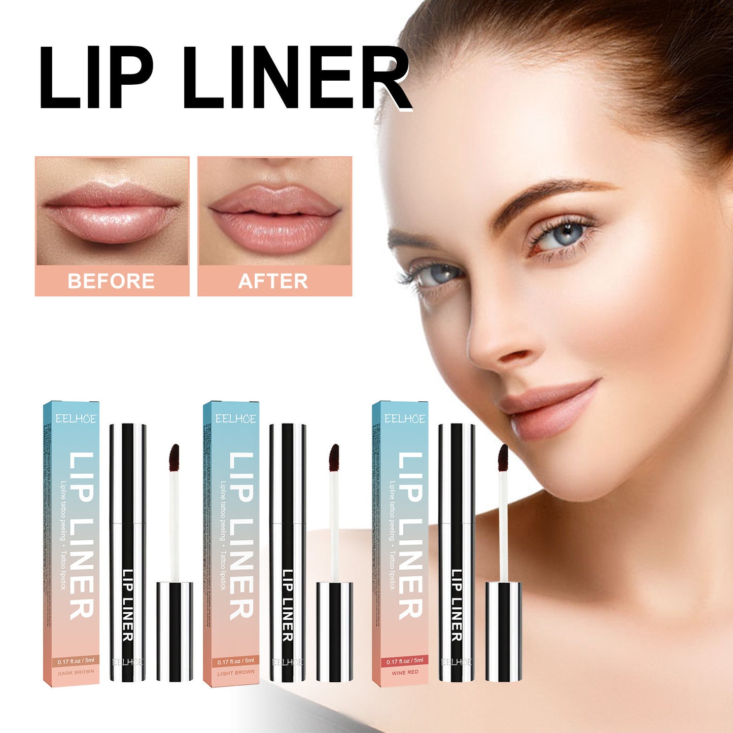 Waterproof Lip Liner with Plumping Effect - The Self-care Edit