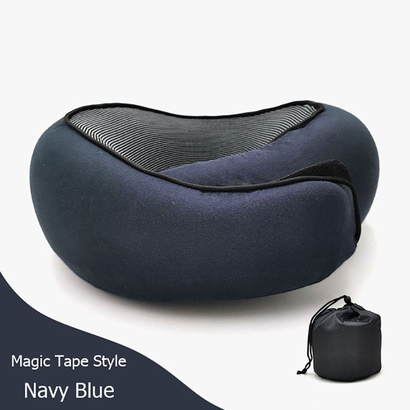 Ergonomic Memory Foam Travel Neck Pillow - The Self-care Edit