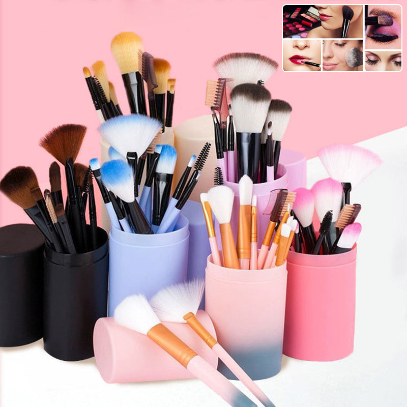 12-Piece Professional Makeup Brush Set - The Self-care Edit