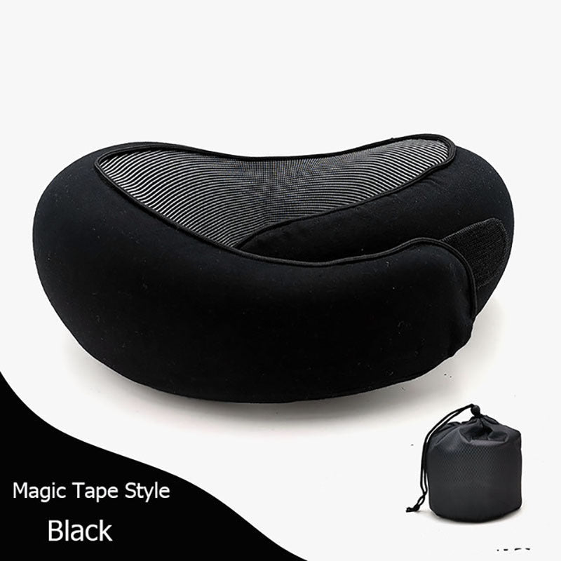 Ergonomic Memory Foam Travel Neck Pillow - The Self-care Edit
