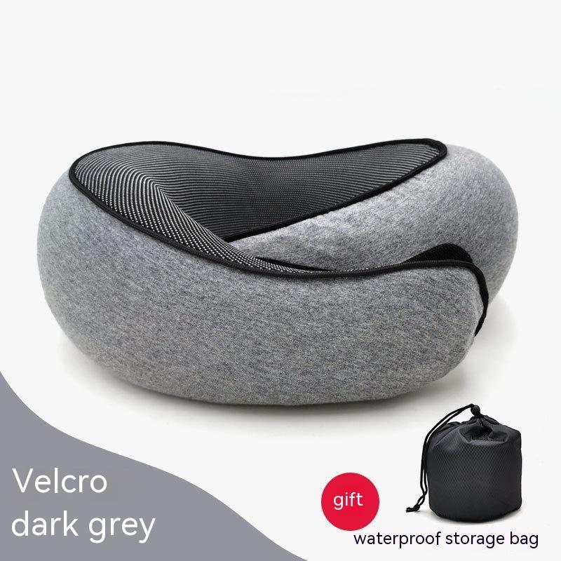 Ergonomic Memory Foam Travel Neck Pillow - The Self-care Edit